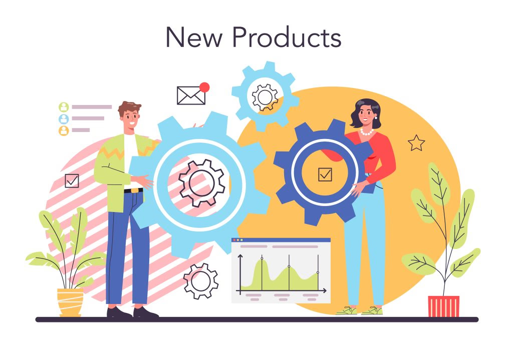 Product development process in 2026 showing research, product design, testing, launch, and growth