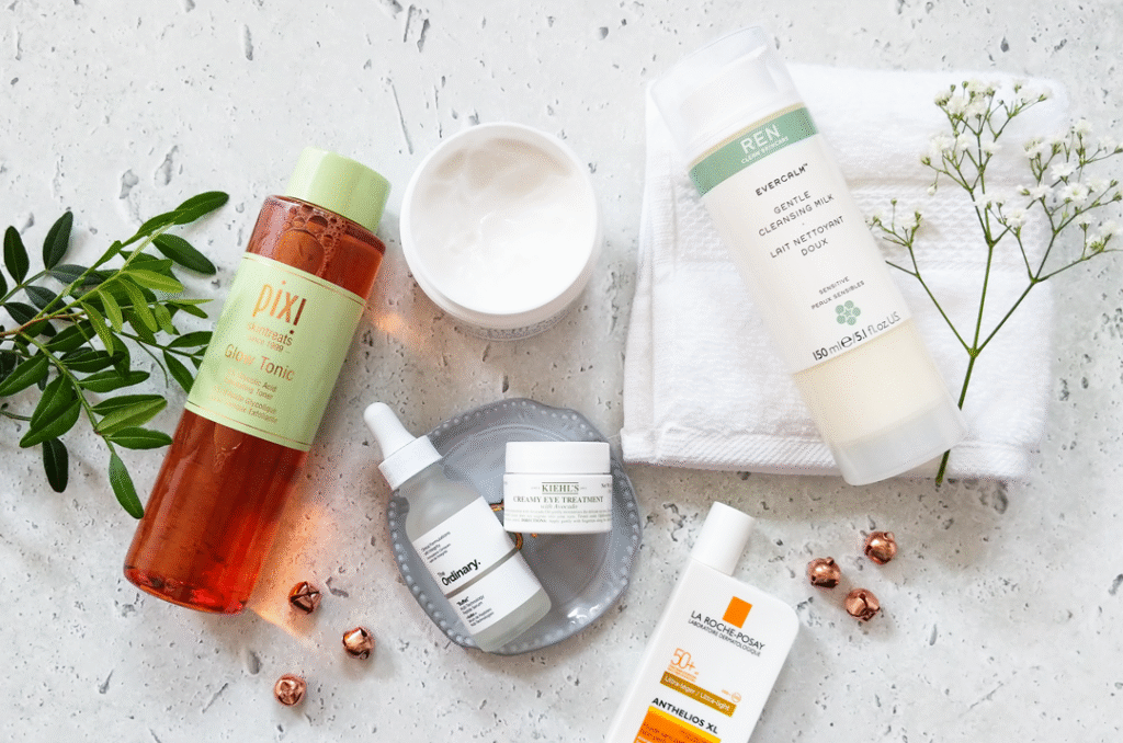 Best skincare products to try in 2026 displayed together for a complete skincare product review guide