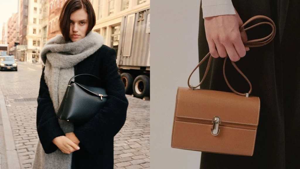 Luxury handbag brand branding strategy in 2026 featuring premium design, packaging, and visual identity